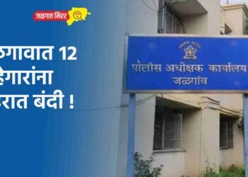 जळगावात १२ गुन्हेगारांना शहरात बंदी !
