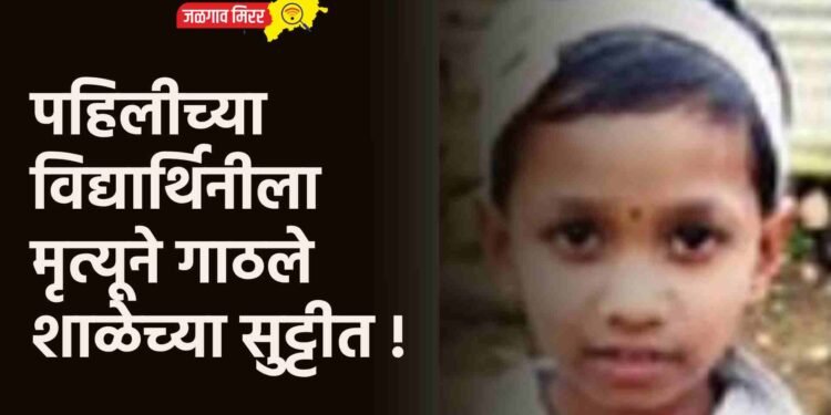 पहिलीच्या विद्यार्थिनीला मृत्यूने गाठले शाळेच्या सुट्टीत !