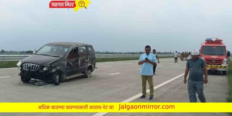 समृद्धी महामार्गावर पुन्हा अपघात : दोन ठार तर तीन जखमी !