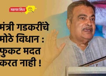 मंत्री गडकरींचे मोठे विधान : फुकट मदत करत नाही !