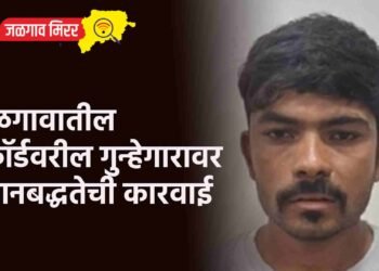 जळगावातील रेकॉर्डवरील गुन्हेगारावर स्थानबद्धतेची कारवाई