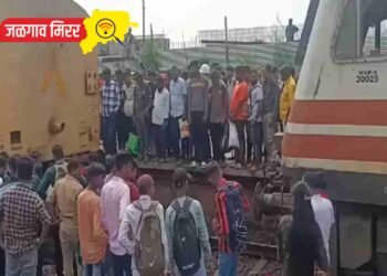 रेल्वे गाडीचे इंजिन डब्यांपासून झाले अचानक वेगळे ; प्रवाशांमध्ये भीतीचे वातावरण