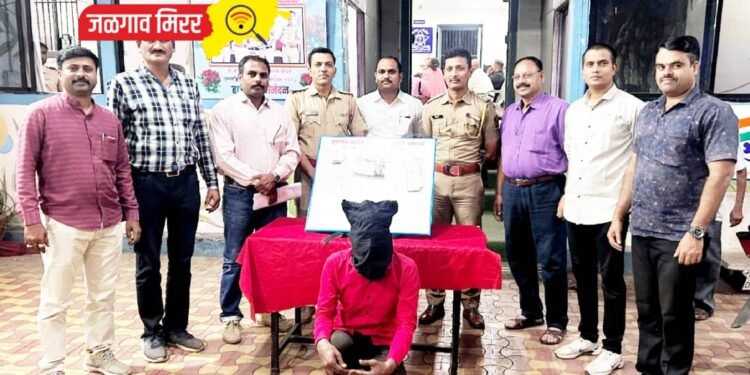 गावठी पिस्तूल घेवून दहशत माजविणाऱ्याला अटक !