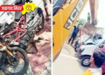 भीषण अपघात : दुचाकीचा झाला चुराडा तर दुचाकीस्वार दोन तरुणाचा मृत्यू !