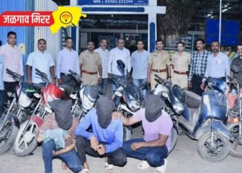 जिल्ह्यातील दुचाकी चोरणारी टोळी जेरबंद !