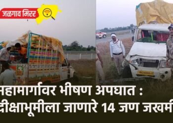 महामार्गावर भीषण अपघात : दीक्षाभूमीला जाणारे १४ जण जखमी !