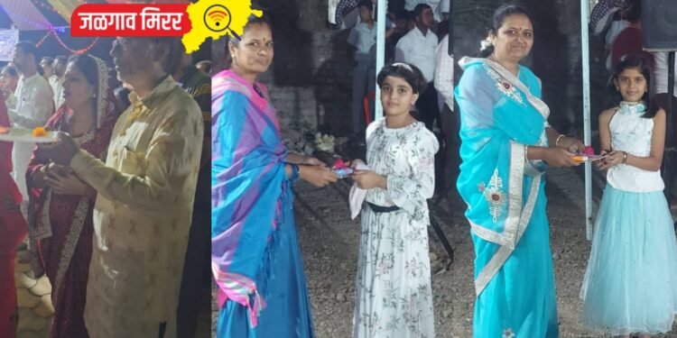 अमळनेरात नवमीच्या दिवशी नवदुर्गांचा झाला सन्मान