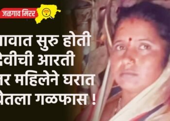 गावात सुरु होती देवीची आरती तर महिलेने घरात घेतला गळफास !