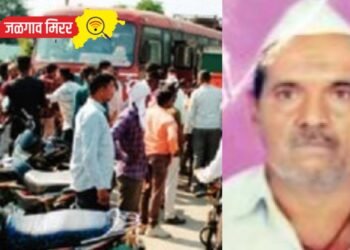 भरधाव बसच्या धडकेत दुचाकीस्वार ठार तर तरुण गंभीर !