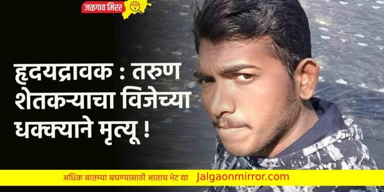 हृदयद्रावक : तरुण शेतकऱ्याचा विजेच्या धक्क्याने मृत्यू !