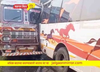 बससह तिहेरी अपघात : पाच जण जखमी !