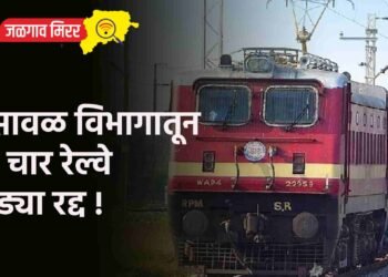 भुसावळ विभागातून या चार रेल्वे गाड्या रद्द !