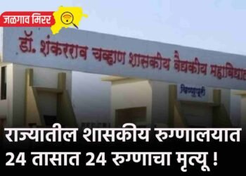 राज्यातील शासकीय रुग्णालयात २४ तासात २४ रुग्णाचा मृत्यू !