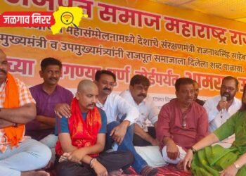 राजपूत समाजाच्या आंदोलनास रोहिणी खड्सेंचा पाठींबा !