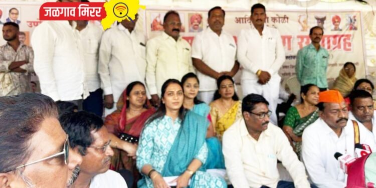 जिल्हयातील तिन्ही मंत्र्यांना उपोषणाला भेट देण्यासाठी वेळ नाही ; रोहिणी खडसे !