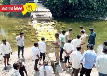 पाटणादेवी येथे ग्रामस्थांचे जलसमाधी आंदोलन !
