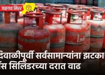 दिवाळीपूर्वी सर्वसामान्यांना झटका : गॅस सिलिंडरच्या दरात वाढ