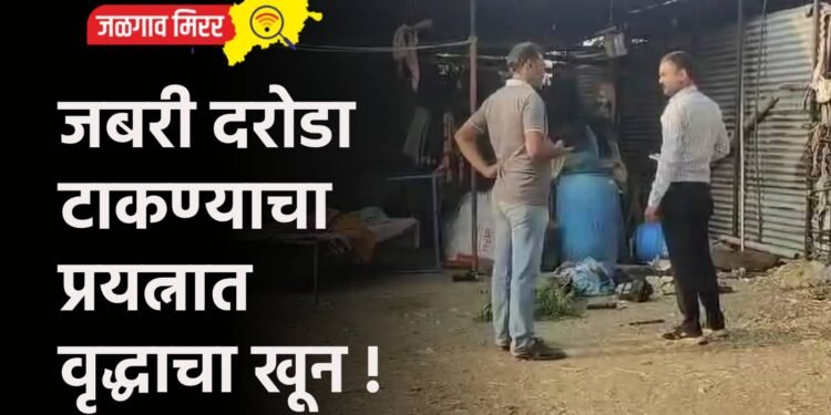 जबरी दरोडा टाकण्याचा प्रयत्नात वृद्धाचा खून !