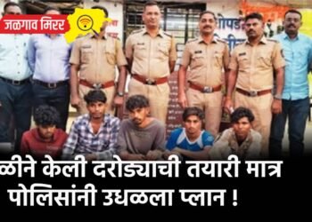 टोळीने केली दरोड्याची तयारी मात्र पोलिसांनी उधळला प्लान !