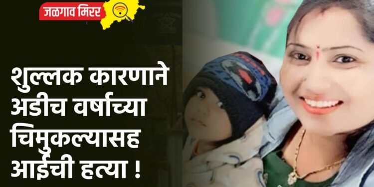 शुल्लक कारणाने अडीच वर्षाच्या चिमुकल्यासह आईची हत्या !