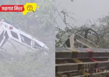 चारचाकी दरीत कोसळून ४ भाविकांचा मृत्यू तर ७ जण जखमी !