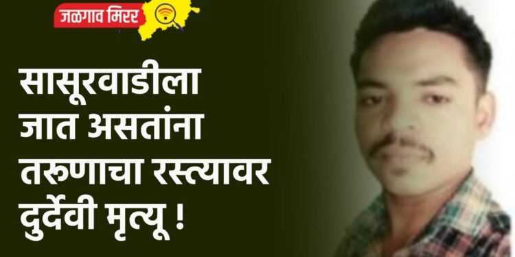 सासूरवाडीला जात असतांना तरूणाचा रस्त्यावर दुर्देवी मृत्यू !