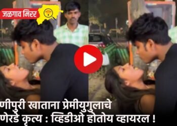 पाणीपुरी खाताना प्रेमीयुगुलाचे घाणेरडे कृत्य : व्हिडीओ होतोय व्हायरल !