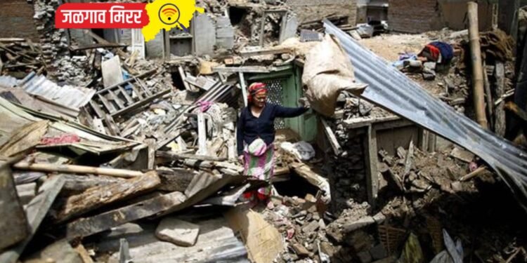 नेपाळच्या भूकंपात ७० जणांचा मृत्यू तर भारतात देखील बसले धक्के !