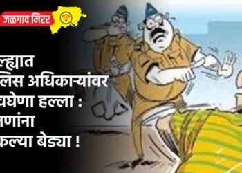 जिल्ह्यात पोलिस अधिकाऱ्यांवर जीवघेणा हल्ला : ७ जणांना ठोकल्या बेड्या !