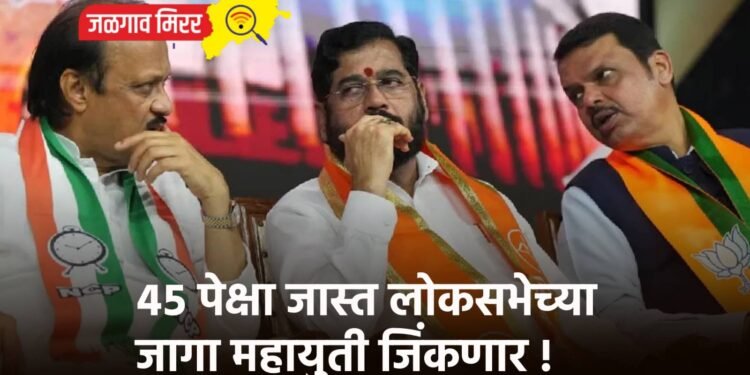 ४५ पेक्षा जास्त लोकसभेच्या जागा महायुती जिंकणार !