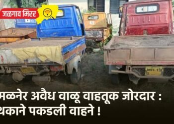 अमळनेर अवैध वाळू वाहतूक जोरदार : पथकाने पकडली वाहने !