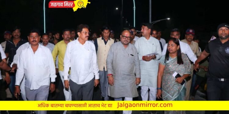 शहराबरोबर जळगाव जिल्ह्याची विकासाकडे वाटचाल – पालकमंत्री गुलाबराव पाटील