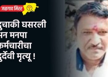 दुचाकी घसरली अन मनपा कर्मचारीचा दुर्देवी मृत्यू !