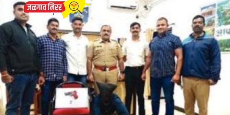 हद्दपार आरोपीकडून पिस्तुल जप्त !