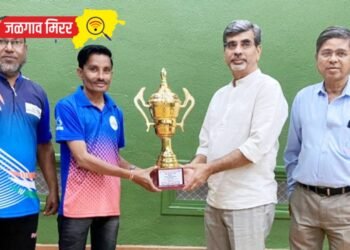 जळगावच्या योगेश धोंगडेला राष्ट्रीय फेडरेशन चषक कॅरम स्पर्धेत उपविजेतेपद !