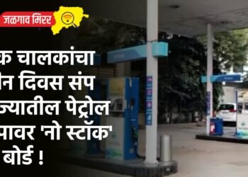 ट्रक चालकांचा तीन दिवस संप : राज्यातील पेट्रोल पंपावर ‘नो स्टॉक’चे बोर्ड !