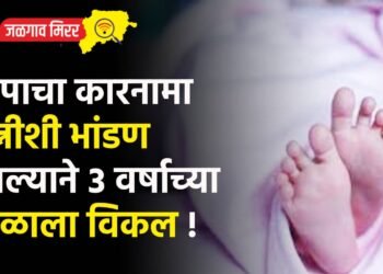 बापाचा कारनामा : पत्नीशी भांडण झाल्याने ३ वर्षाच्या बाळाला विकल !