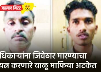 अधिकाऱ्यांना जिवेठार मारण्याचा प्रयत्न करणारे वाळू माफिया अटकेत