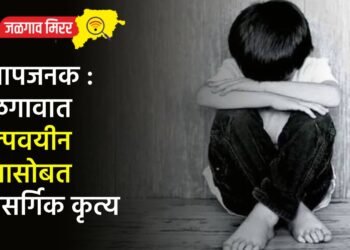 संतापजनक : जळगावात अल्पवयीन मुलासोबत अनैसर्गिक कृत्य