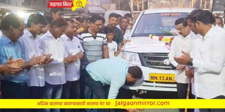 पिंप्राळा परिसरात स्वर्गरथ लोकार्पण सोहळा उत्साहात !