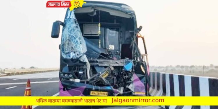 समृद्धी महामार्गावर भीषण अपघात : २७ प्रवाशी जखमी