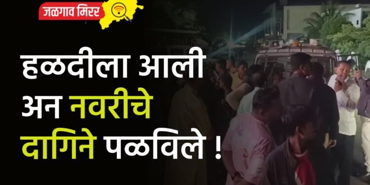 हळदीला आली अन नवरीचे दागिने पळविले !