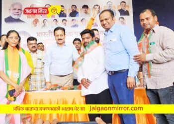 सामाजिक कार्यकर्ते निलेश तायडे भाजपात दाखल !