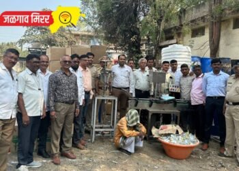 अवैध बनावट मद्य कारखान्या विरोधात धडक कारवाई