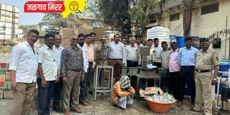 अवैध बनावट मद्य कारखान्या विरोधात धडक कारवाई