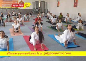 सूर्यनमस्कार दिनानिमित्त सामूहिक सूर्यनमस्कार साधना उत्साहात