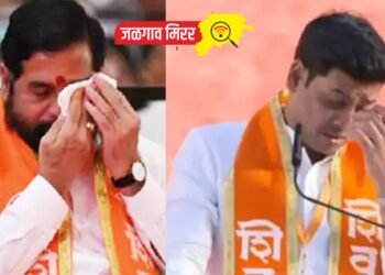 शिवसेना अधिवेशनात मुख्यमंत्र्यांसह पुत्राच्या डोळ्यात देखील पाणी !