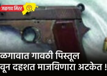 जळगावात गावठी पिस्तूल घेवून दहशत माजविणारा अटकेत !