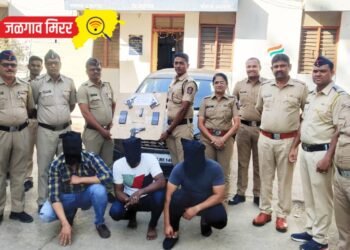 तीन गावठी कट्यासह तिघे ताब्यात