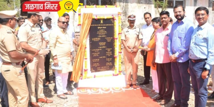 पाळधी व रामानंद येथे नविन पोलीस स्टेशन इमारतीचे भूमीपूजन